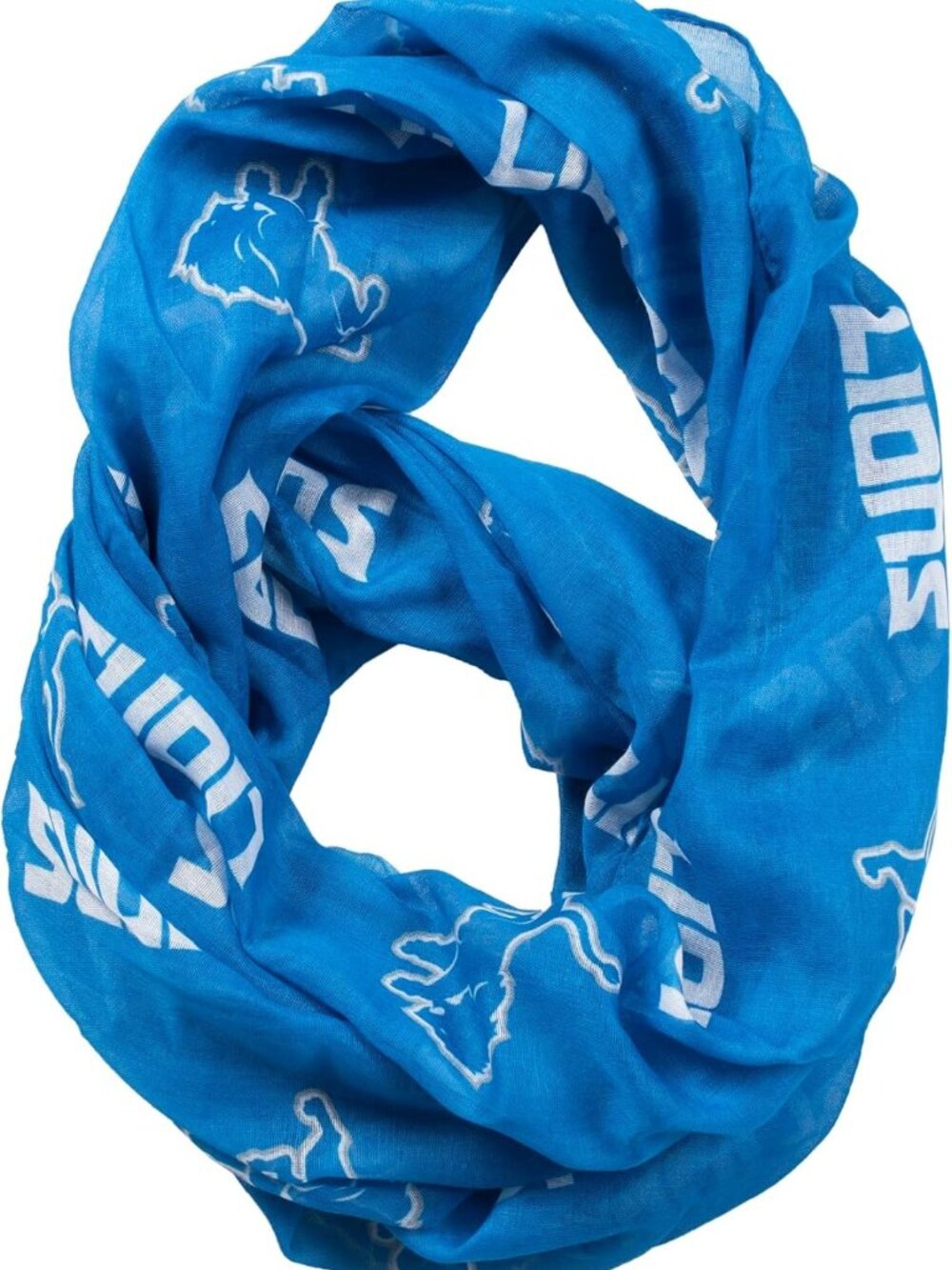 NFL Sheer Infinity Scarf - Officially Licensed Team Colors, Stylish & Versatile